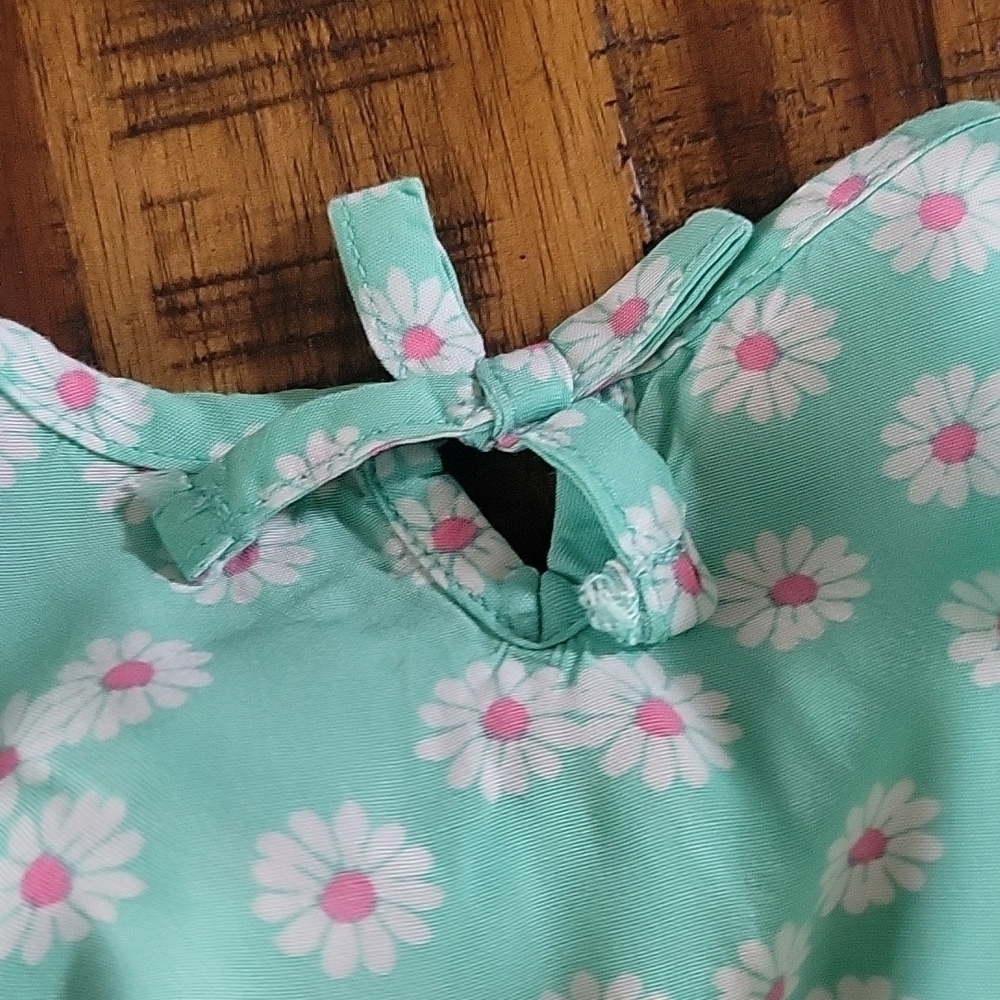 Carter's Green Ruffle Dress - Picture 4 of 6